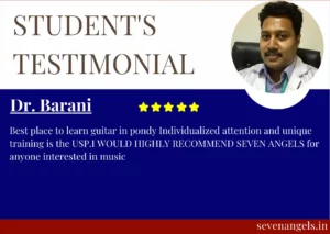 Gets off from stressful pleasure world, heal by guitar music