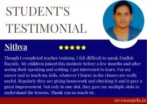 feedback ratings to the seven angels in youtube and justdail